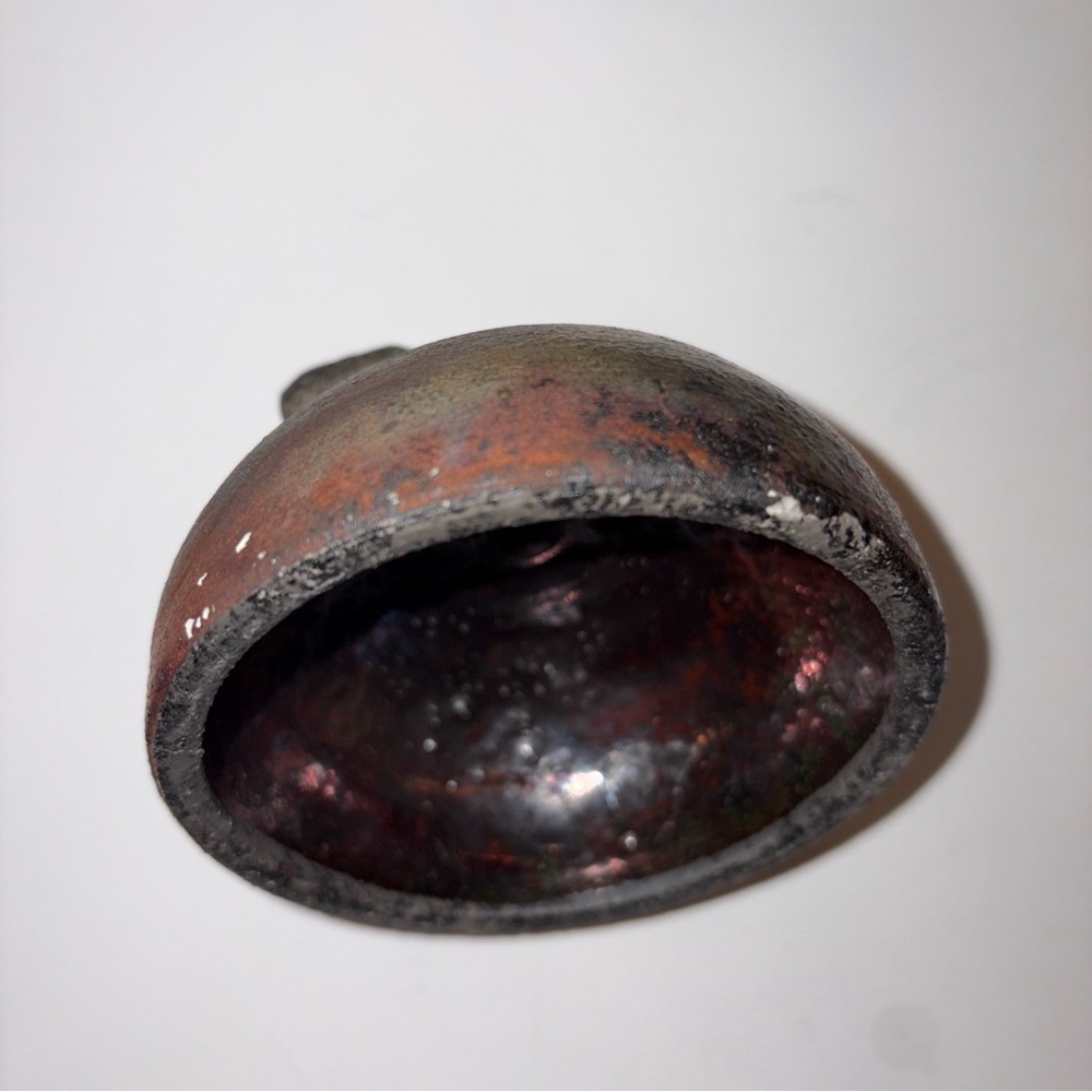 Handcrafted Multicolor Ceramic Vase Raku - Picture 8 of 16